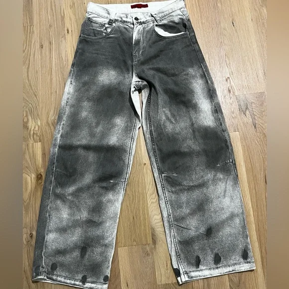 Washed Grey Colossus Jeans Grey Washed XL Colossus Jeans | Jaded London | Clothing